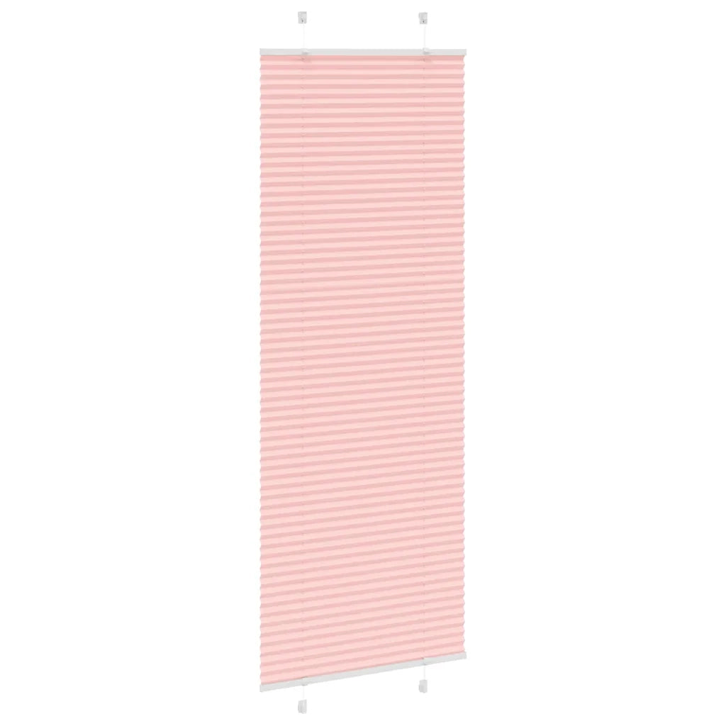 Tenda Plissettata Rosa 80x200 cm Larghezza Tessuto 79,4 cm 4015462