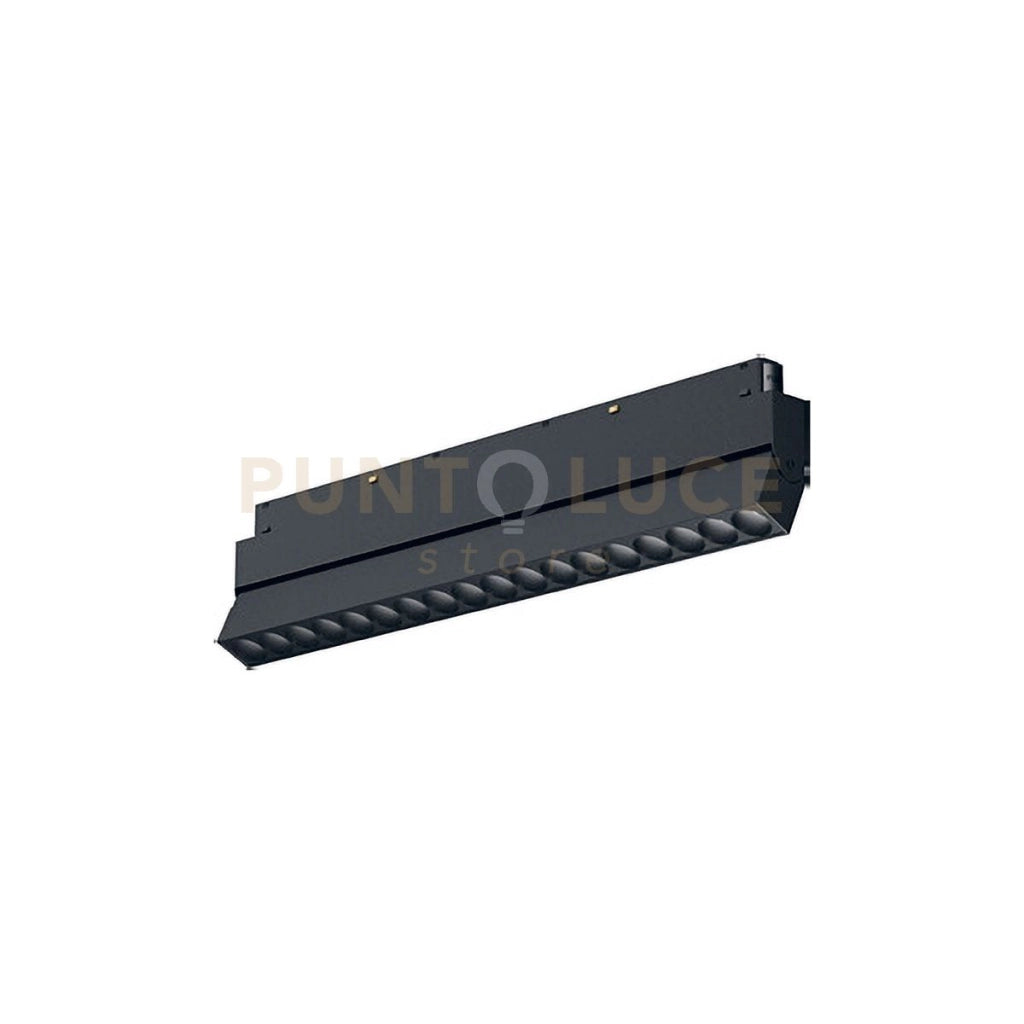 GFA1311- MODULO LED ANTIABBAGLIAMENTO REGOLABILE PER BINARIO DOPPIA ACCENSIONE AD INCASTRO MAGNETICO PER BINARIO 48V 3000K 1595LM 18W 34,8CM NERO