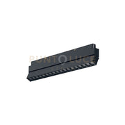 GFA1311- MODULO LED ANTIABBAGLIAMENTO REGOLABILE PER BINARIO DOPPIA ACCENSIONE AD INCASTRO MAGNETICO PER BINARIO 48V 3000K 1595LM 18W 34,8CM NERO