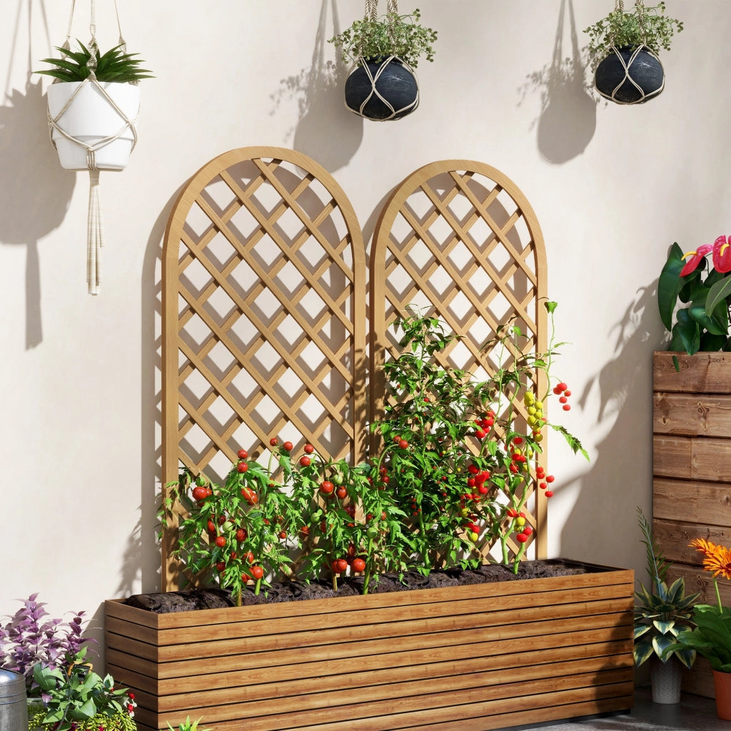 Pannello Arc per Piante Rampicanti ¨C zephmum ¨C Legno 60x120 cm