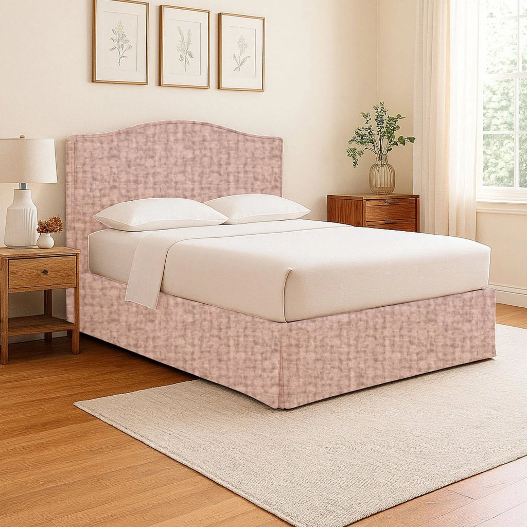 Batley, Letto Singolo Sfoderabile Made in Italy, Rosa