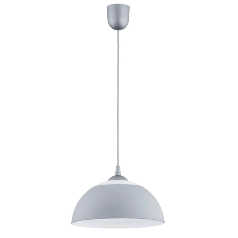 Lampada a sospensione classica grigia BEZA MAK E27 15W Alfa