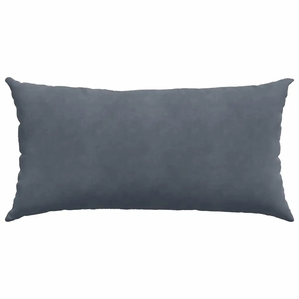 Cuscini da Divano 2 pz | Cuscini per sedie Grigio scuro 80 x 40 cm