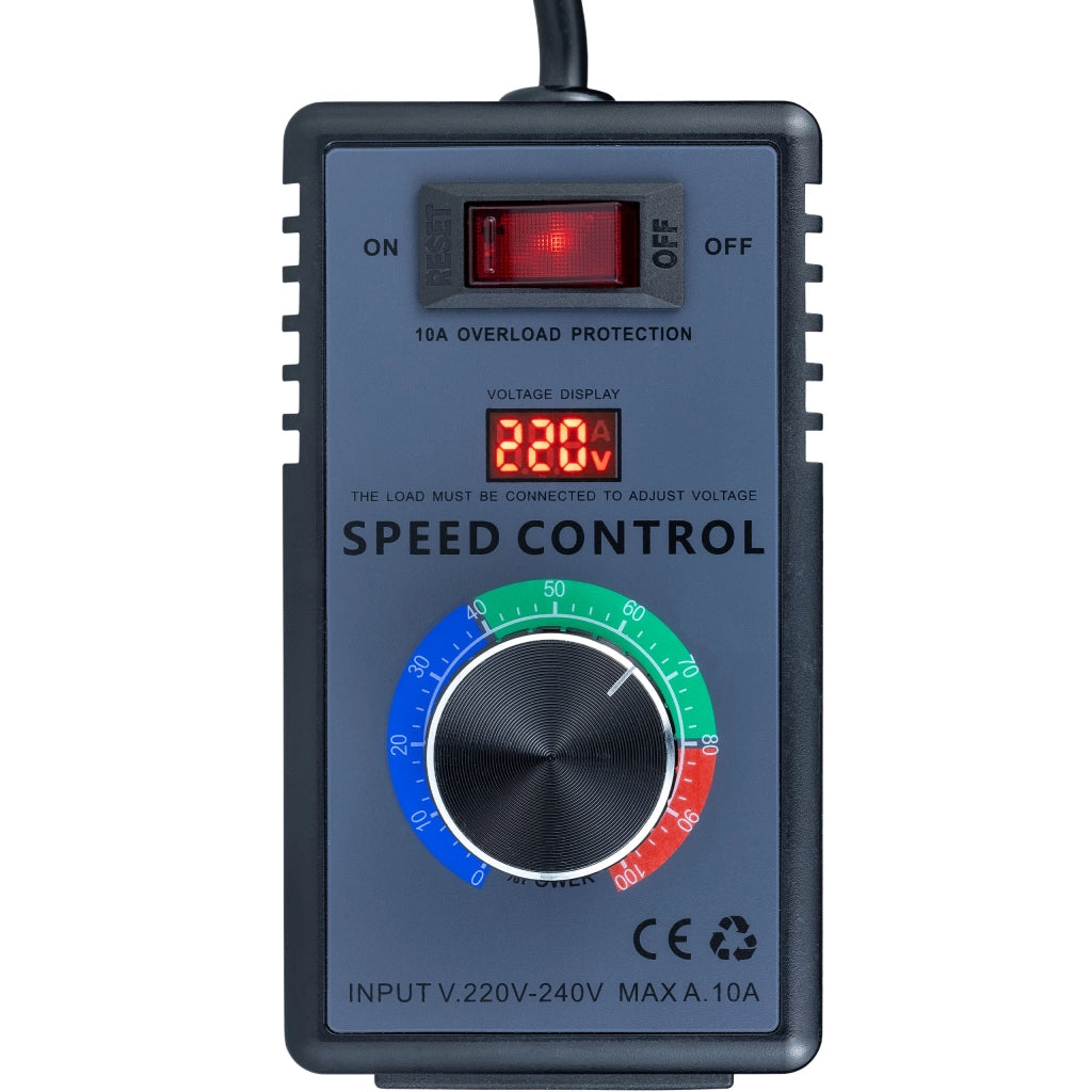 Regolatore di Tensione 4000W – Controllo Preciso 0-240V AC | Display Tensione, Interruttore On/Off