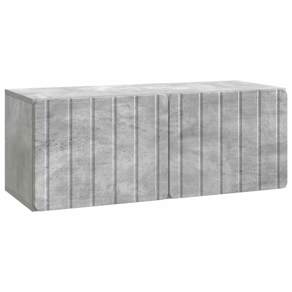 Mobile Porta TV da Muro 78,5 x 31 x 30 cm Grigio Cemento 898378