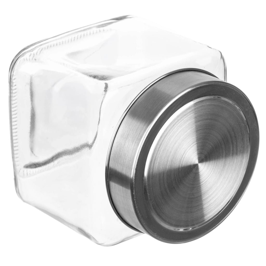 Contenitore per alimenti in vetro KADAX con coperchio, 500 ml, per prodotti sfusi.