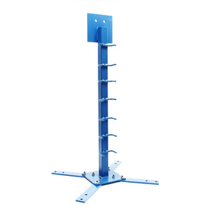 Cavalletto di supporto per bordatrice manuale con porta matrici