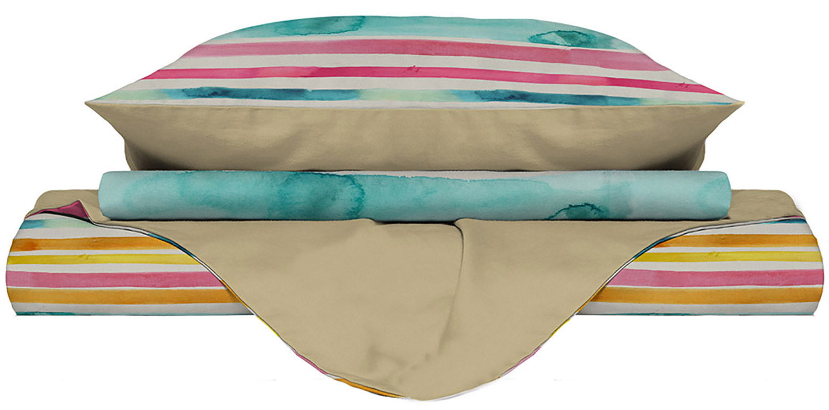 Copripiumino Matrimoniale con Federe Stampato Fez