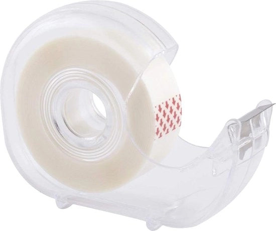 Nastro trasparente e opaco INVISIBLE con rilasciatore - Utilizzo quotidiano - 19 mm x 33 m