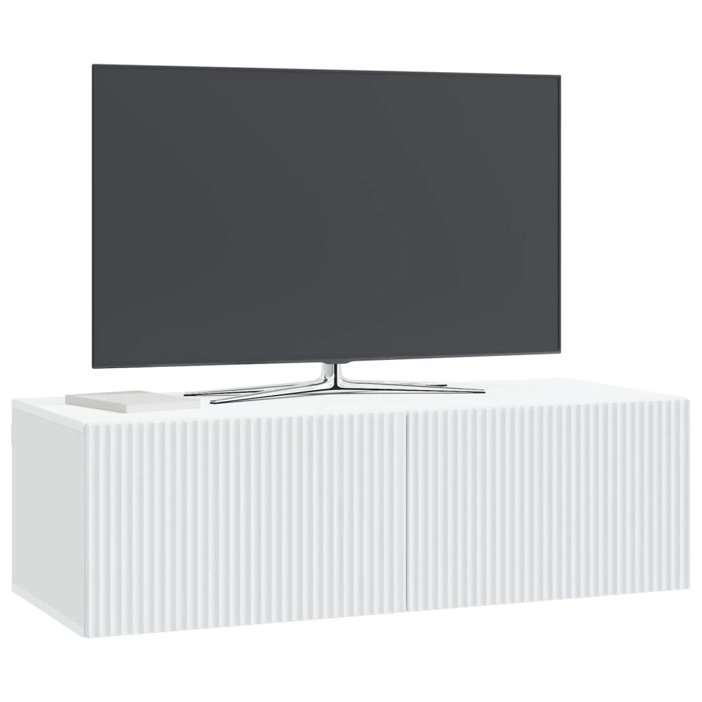 Mobile Porta TV da Muro Bianco 98 x 41 x 30 cm 898525