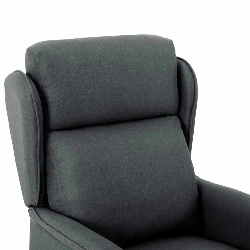 Sedia da massaggio Grigio scuro 93.5 x 67.5 x 101.5 cm Tessuto 348350