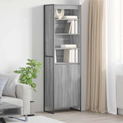 Armadi alti Grigio Sonoma 60 x 36 x 200 cm Legno multistrato 3403031