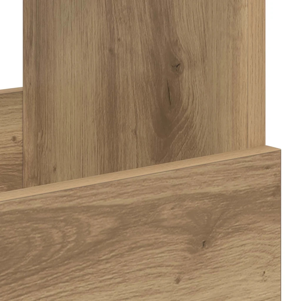 Scaffale per riviste Rovere artigianale 35 x 30 x 45 cm 890982