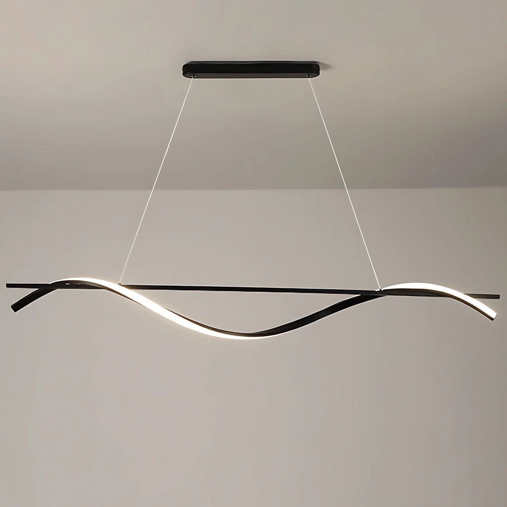 Lampada A Sospensione Lhj019-cp 120 Cm Nero
