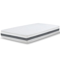 Materasso Singolo 75x220 cm in Memory Antibatterico | Altezza 25 cm | Rivestimento 3D Air in Fibra Ipoallergenica | Materasso Ortopedico a 7 Zone Differenziate Termosensibili