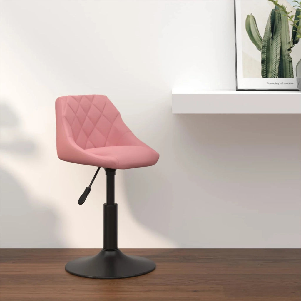 Sgabello da bar Rosa 46 x 44 x (62.5-77.5) cm Pelle sintetica 335321
