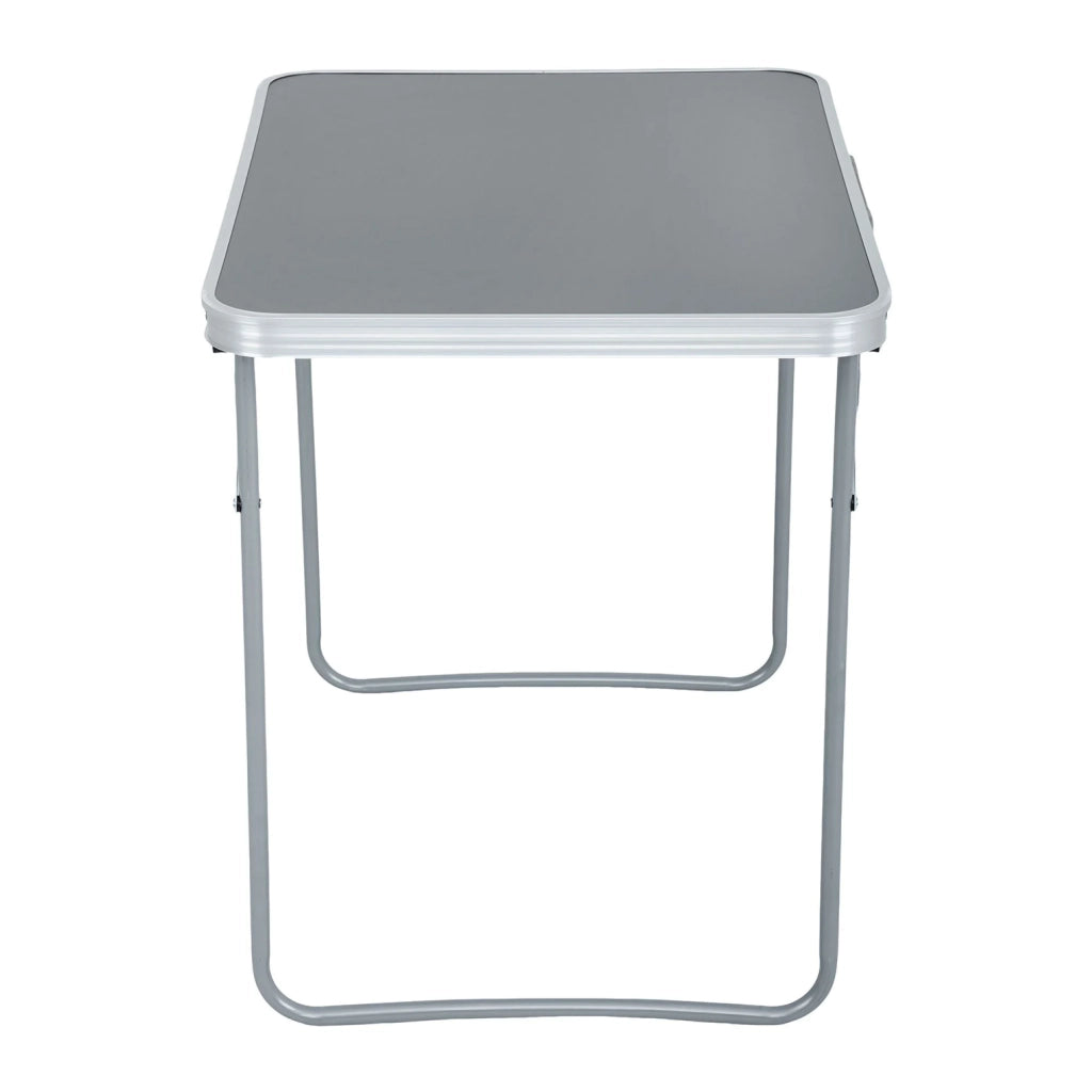 Tavolo da campeggio pieghevole ARES in alluminio grigio dimensioni 70x60x50 cm