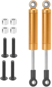 Demper a Scossi 80mm in Alluminio - 2 Pezzi - Demper RC a Scossi - Adatto per TRAXXAS SLASH 2WD - Assorbimento a Scossi Effettivo - Peso Ridotto 25g - Demper RC