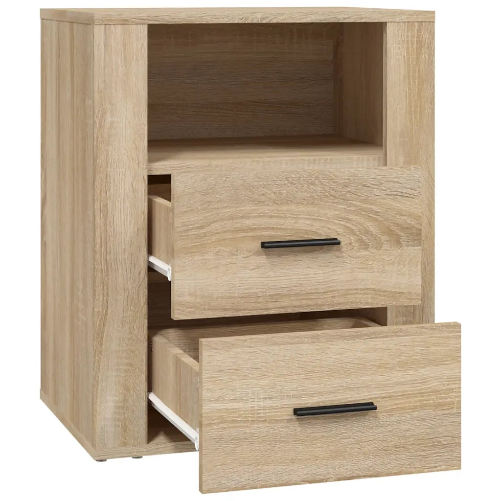 Comodino Rovere Sonoma 50x36x60 cm in Legno Multistrato 816731