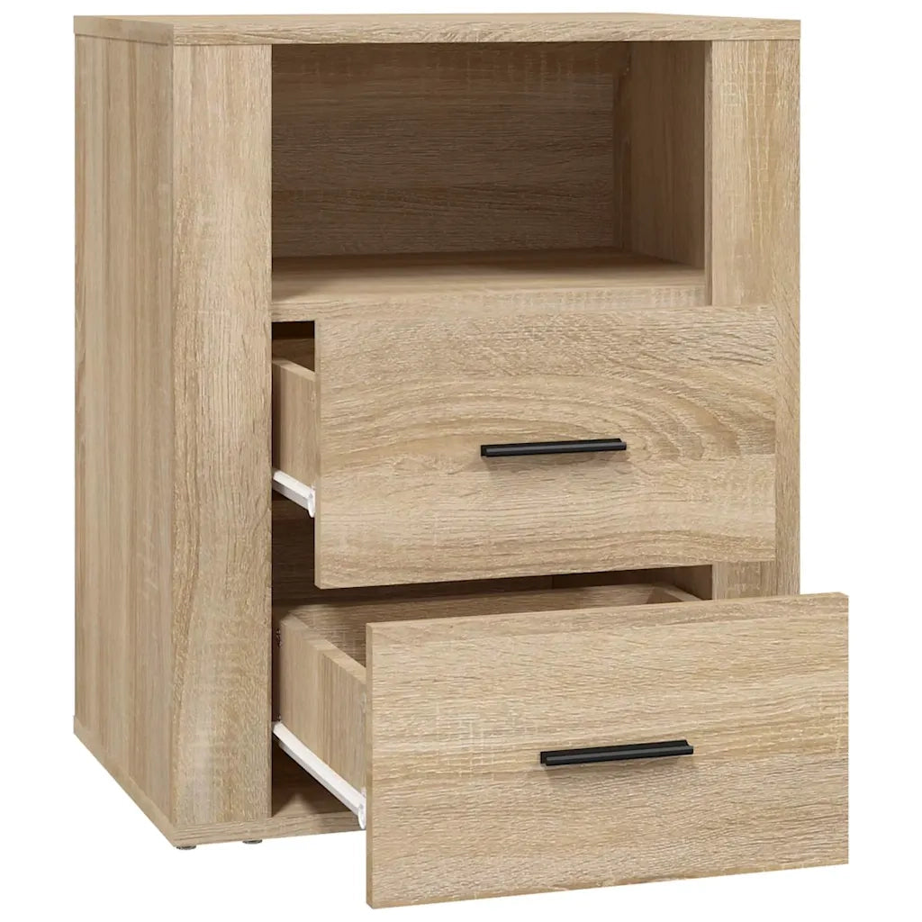 Comodino Rovere Sonoma 50x36x60 cm in Legno Multistrato 816731
