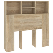 Testiera | Testata con Contenitore Rovere Sonoma 100x19x103,5 cm