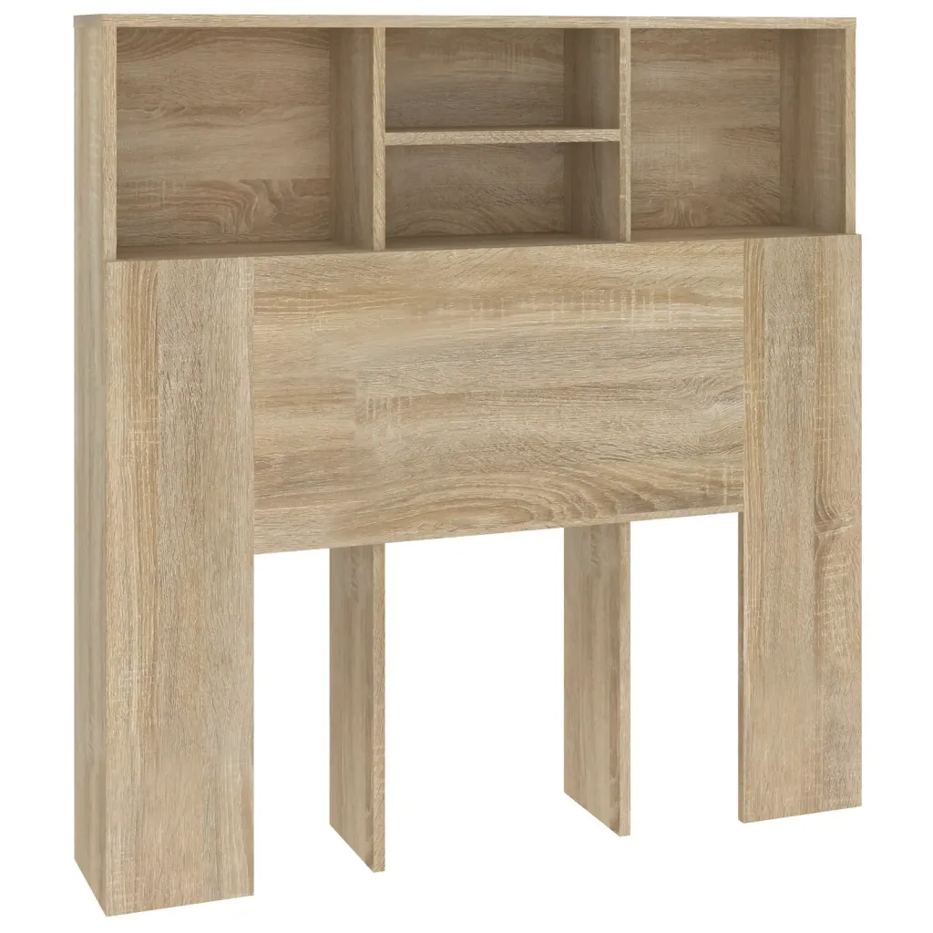 Testiera | Testata con Contenitore Rovere Sonoma 100x19x103,5 cm