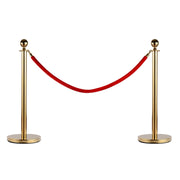 EasyComfort Colonnina Segnapercorso per Code Separatore in Acciaio Rosso e Oro