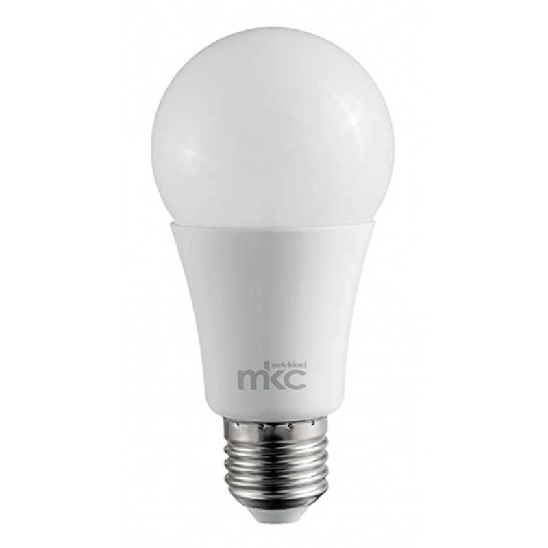 LAMPADINA LED A60 12W E27 220-240VCA 3000°K LUCE CALDA BLISTER MKC LIGHT GOCCIA - Melchioni