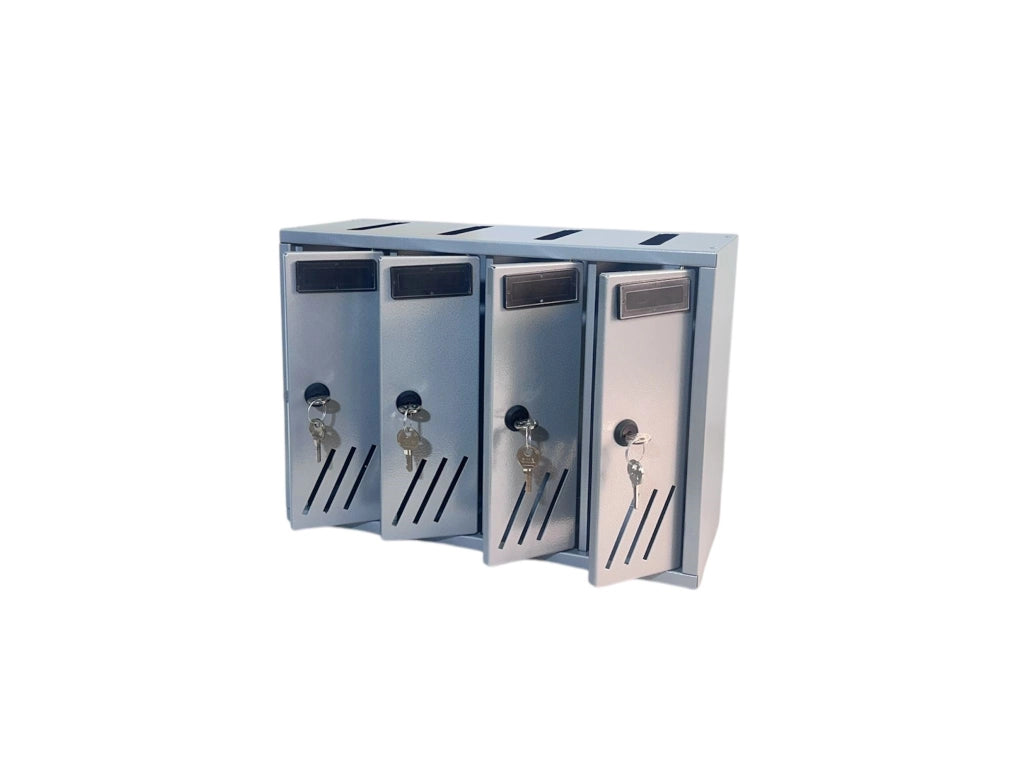 Cassetta Postale da Interno Serenity. 4 Reparti. Made in Italy. Design Resistente ed Elegante. Ideale per Condomini o Uffici