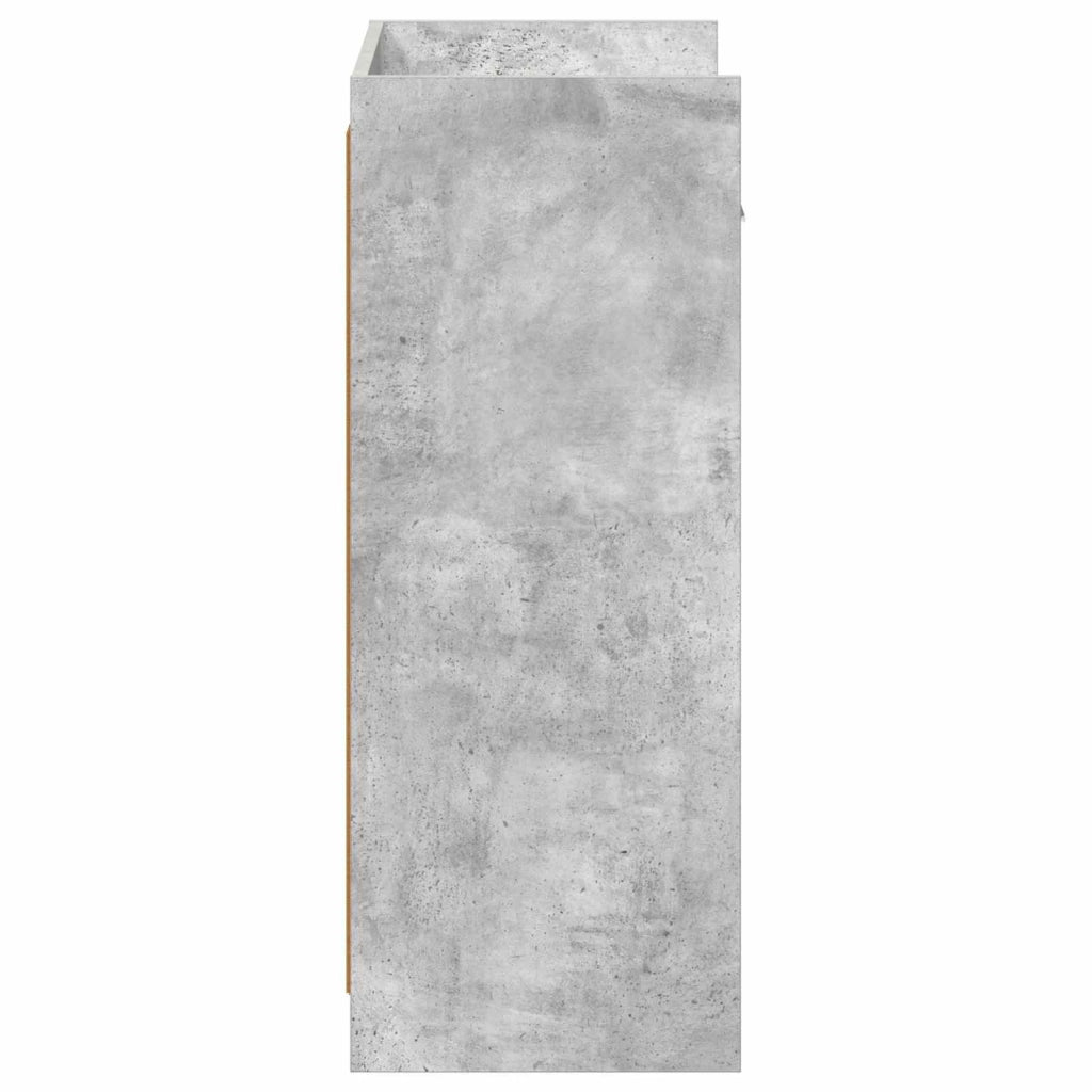 Mobile per scarpe con cassetto Grigio Cemento 48 x 36 x 92 cm 8011350