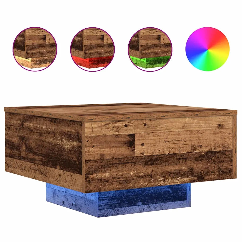 Tavolino da salotto Legno vecchio 55 x 55 x 31 cm 862994