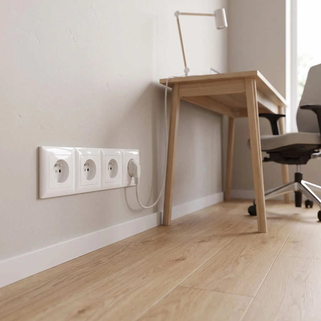 Placca Quadrupla Per Prese Oste Jnh016-4f White