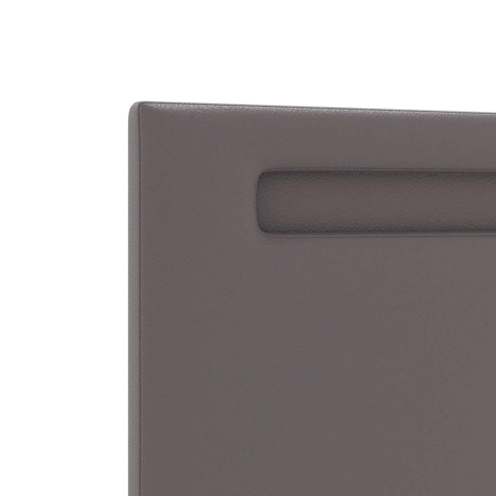 Testiera LED Grigio 160 cm Pelle Sintetica 42007307