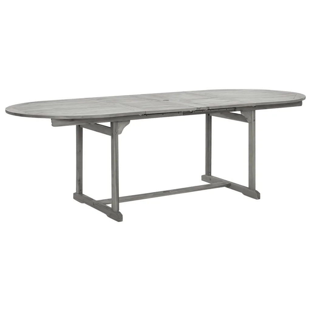 Set da Pranzo per Giardino 9 pz in Legno Massello di Acacia cod mxl 43122