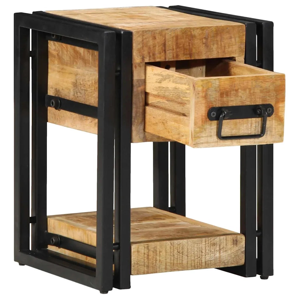 Armadio da Notte 2 pcs 30 x 30 x 40 cm Legno di mango massello 4016707