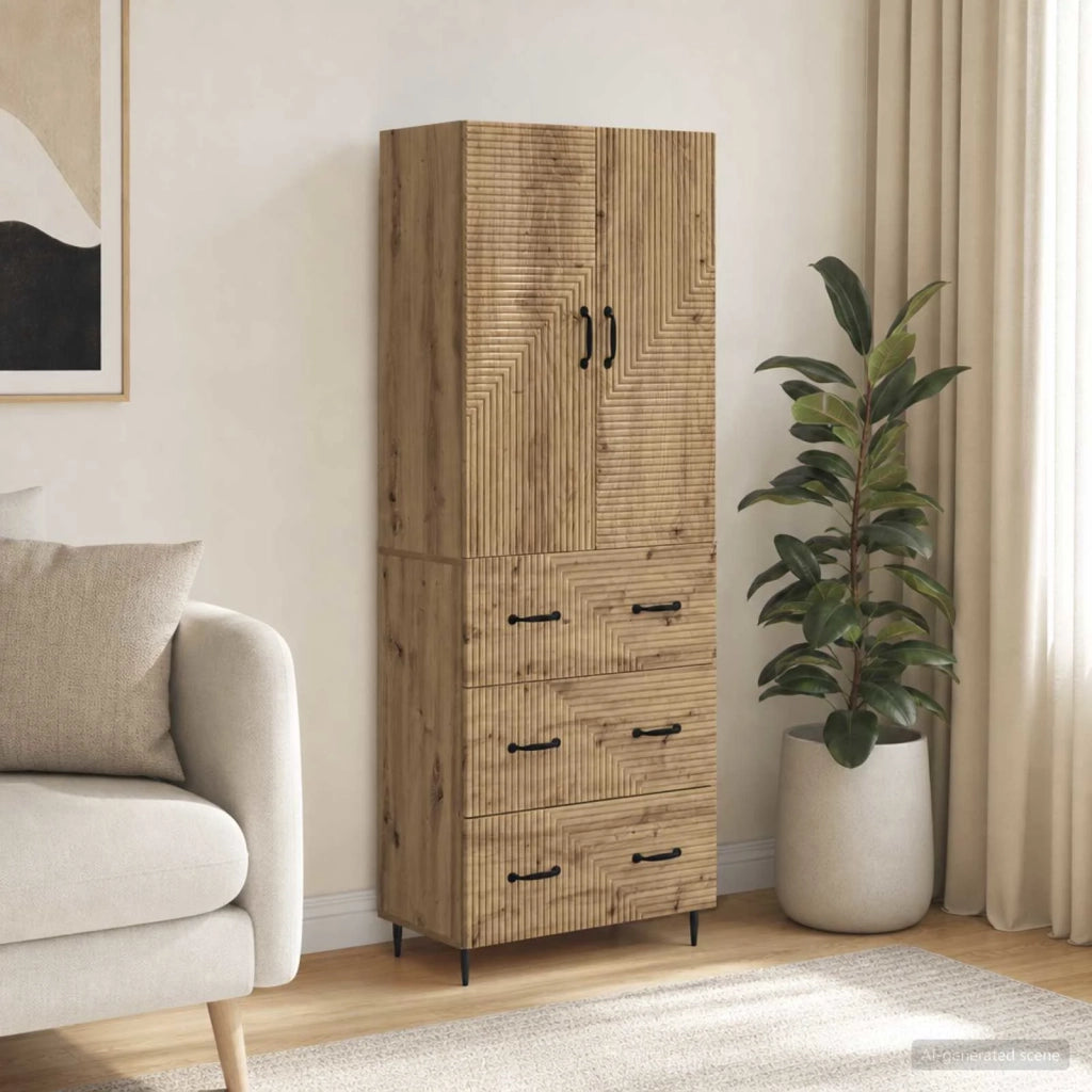 Set di armadi 2 pcs Rovere Artigianale 66 x 34,5 x 90 cm 3416645