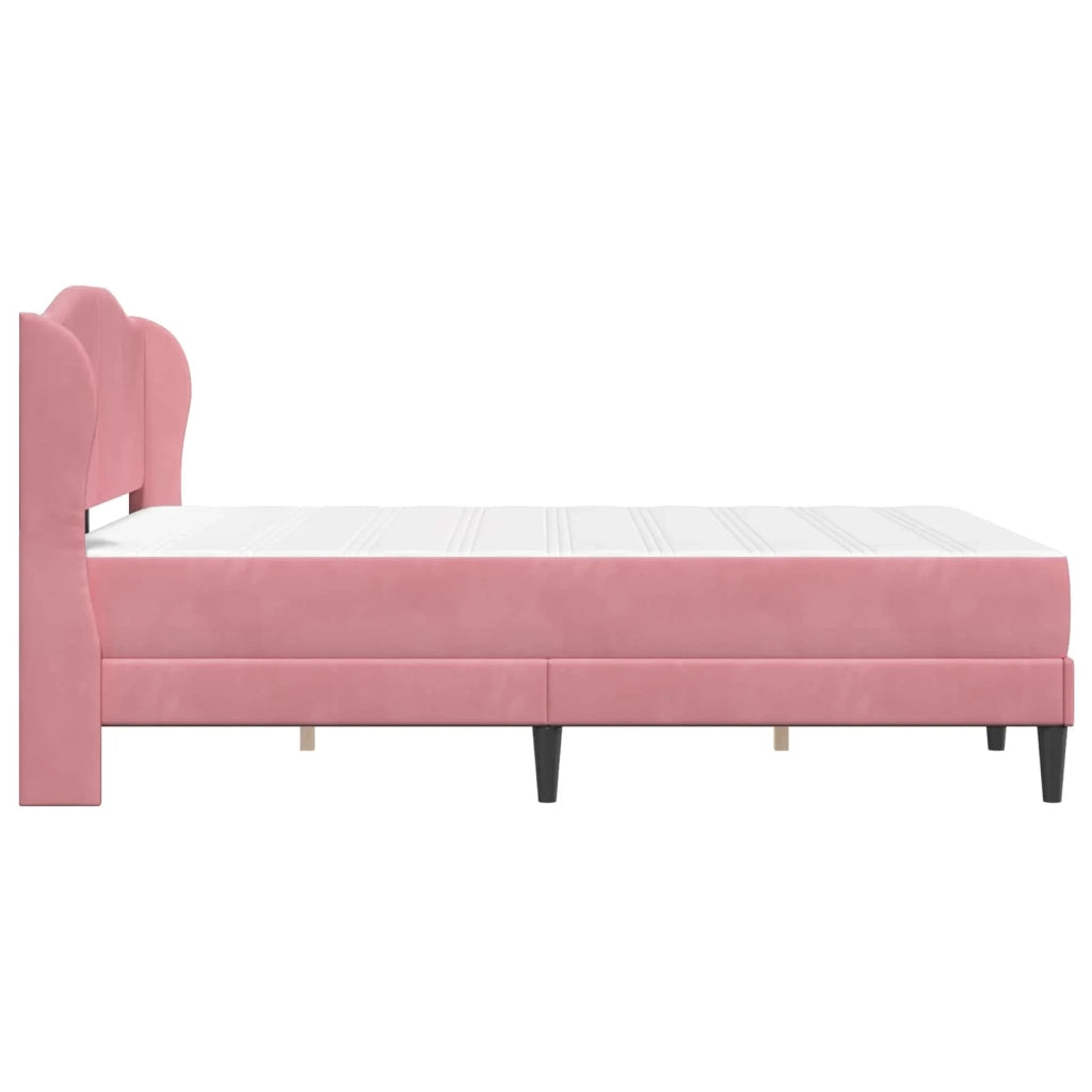 Struttura del letto 2 pcs Rosa 120 x 190 cm Velluto 3415193