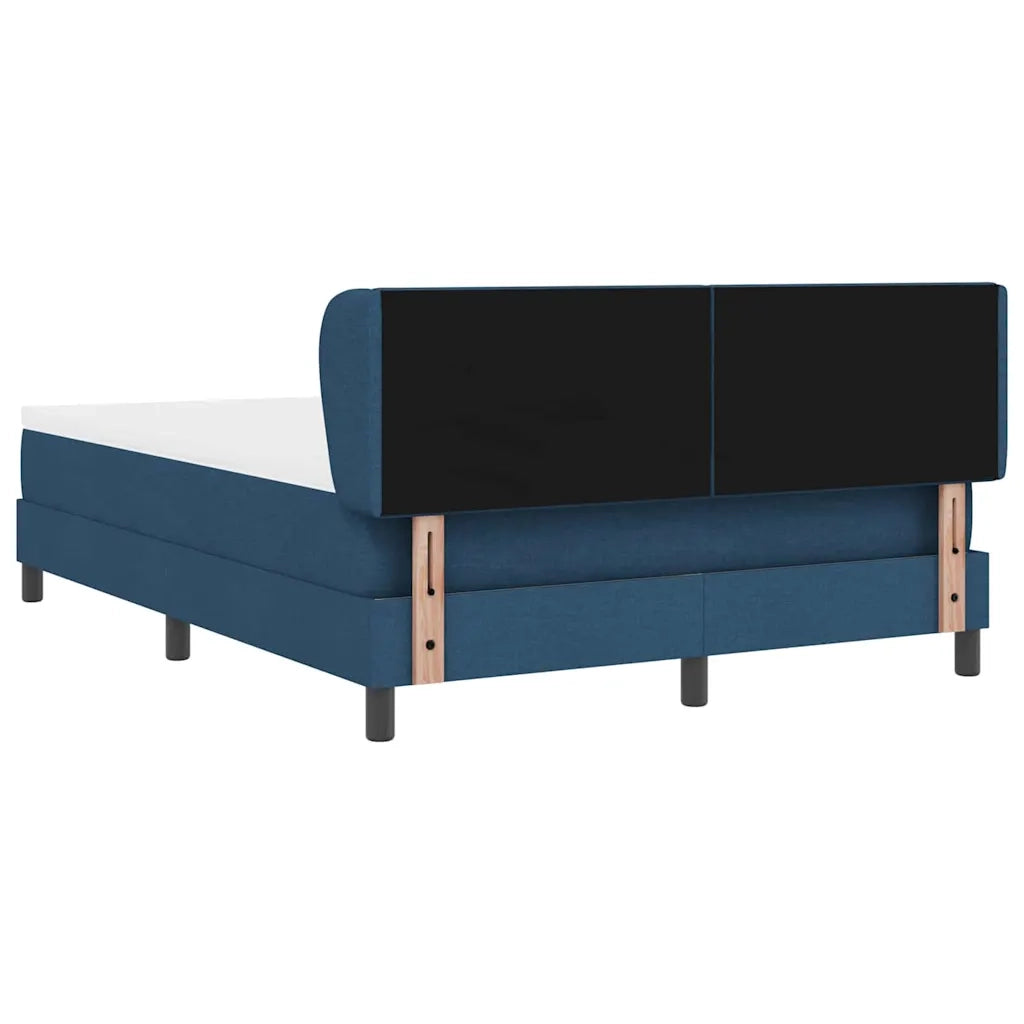 Letto a molle con materasso Blu 160 x 200 cm Tessuto 3340100