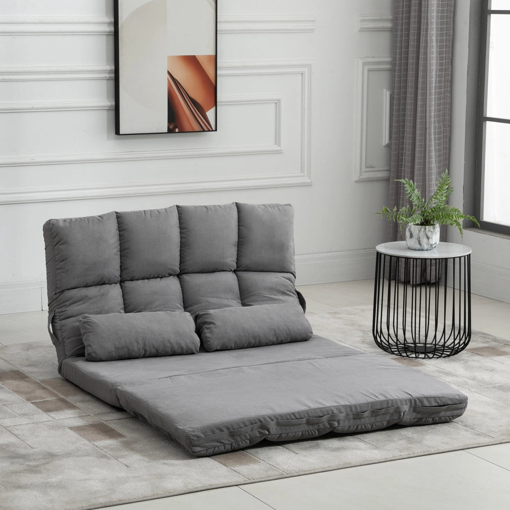 Poltrona relax reclinabile con schienale regolabile e poggiapiedi ¨C zephmum ¨C Grigio
