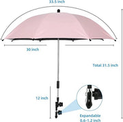 Ombrellone multifunzionale per passeggino, Parasole per passeggino, Ombrello per passeggino, Ombrellone multiuso per giardino, Zonnescherm multifunzionale per passeggino