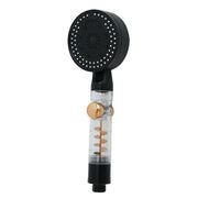 Trade Shop - Doccetta Multigetto Soffione Doccia Bagno Con Pulsante Stop Ventola A Spirale 87529 -