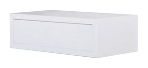 Mensola da Parete 1 Cassetto 45x13,4x23,7 cm in Fibra di Legno Lego Maxi Bianco