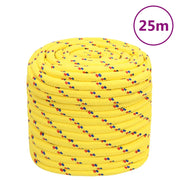 Corda Nautica Gialla 16 mm 25 m in Polipropilene cod mxl 50262