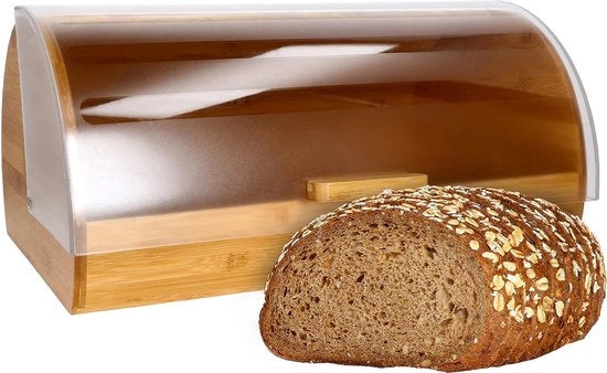 Contenitore per pane 38x27x19cm in bambù. Scatola per pane. Cassetto per conservazione. Scatola per conservazione.