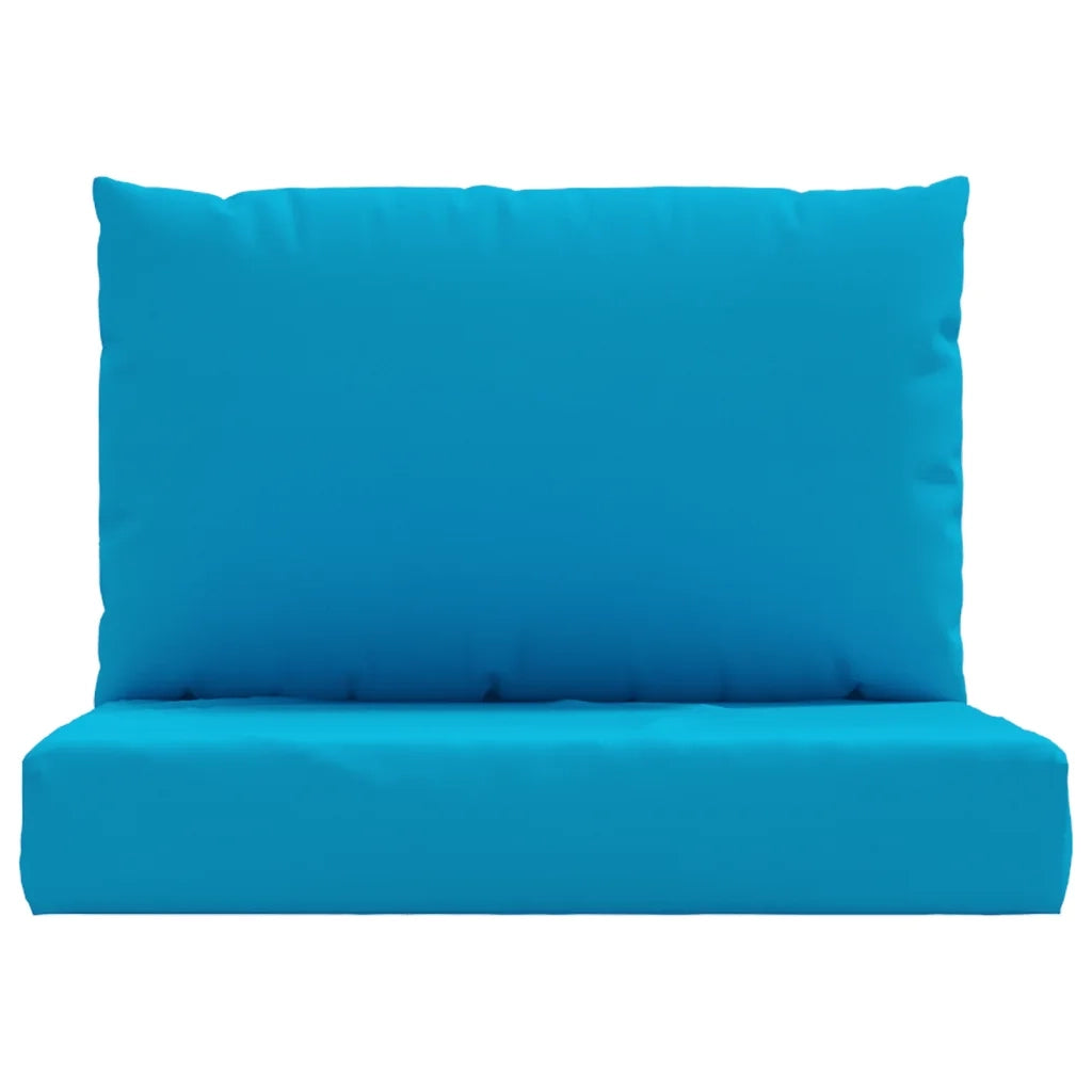 Cuscini per Pallet 2 pz Azzurro in Tessuto Oxford 315056