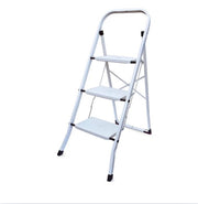 Ladder a 3 gradini con piedini antiscivolo Ladder pieghevole con piedini antiscivolo Ladder a 3 gradini con piedini antiscivolo in acciaio