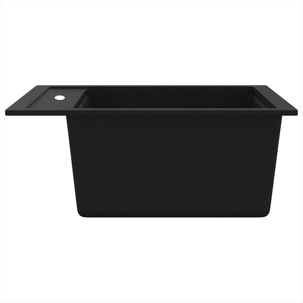 Lavello da Cucina in Granito Vasca Singola Nero CFW9227821