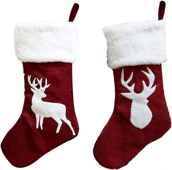 Decorazione di Natale con design di renna, contenitore per regali da riempire, grande decorazione di Natale, decorazione per albero di Natale, decorazione da tavola