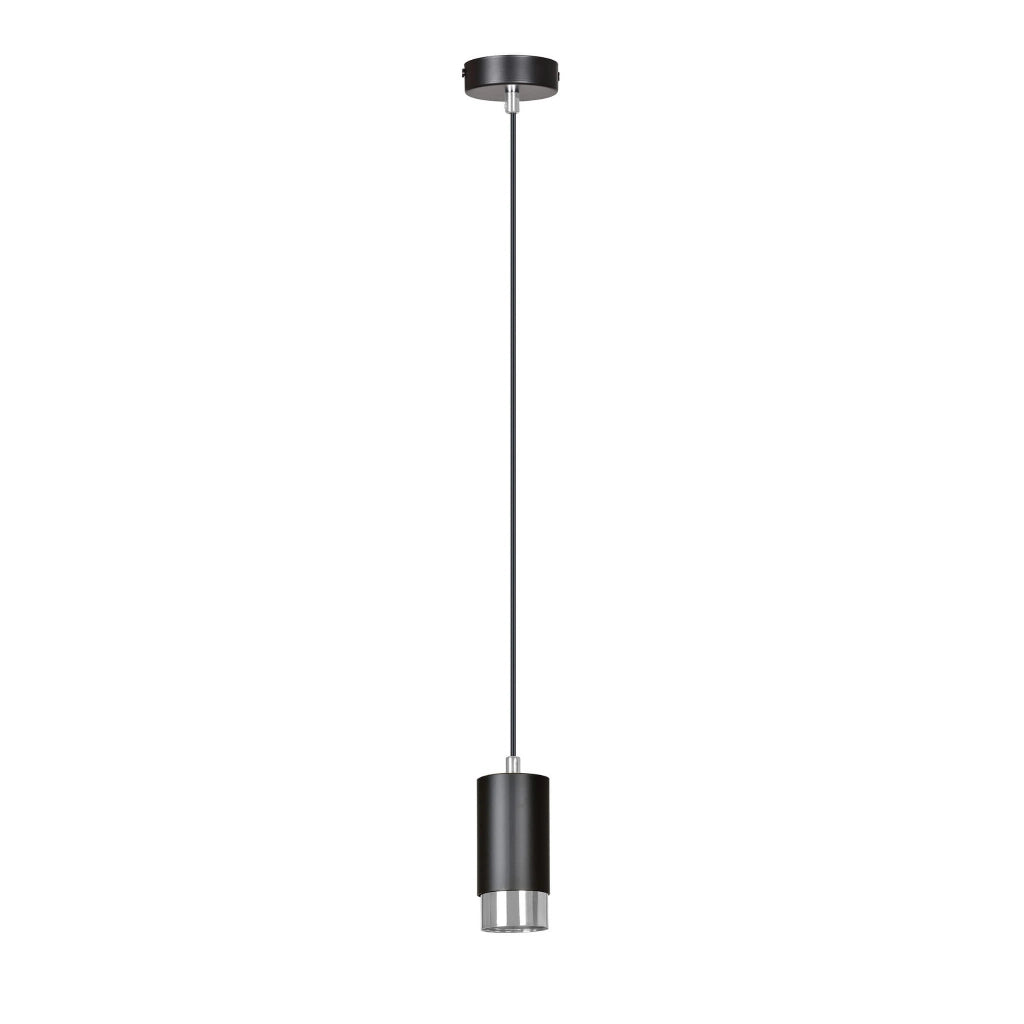 Lampada a sospensione Emibig Fumiko 1xGU10 nero/cromo