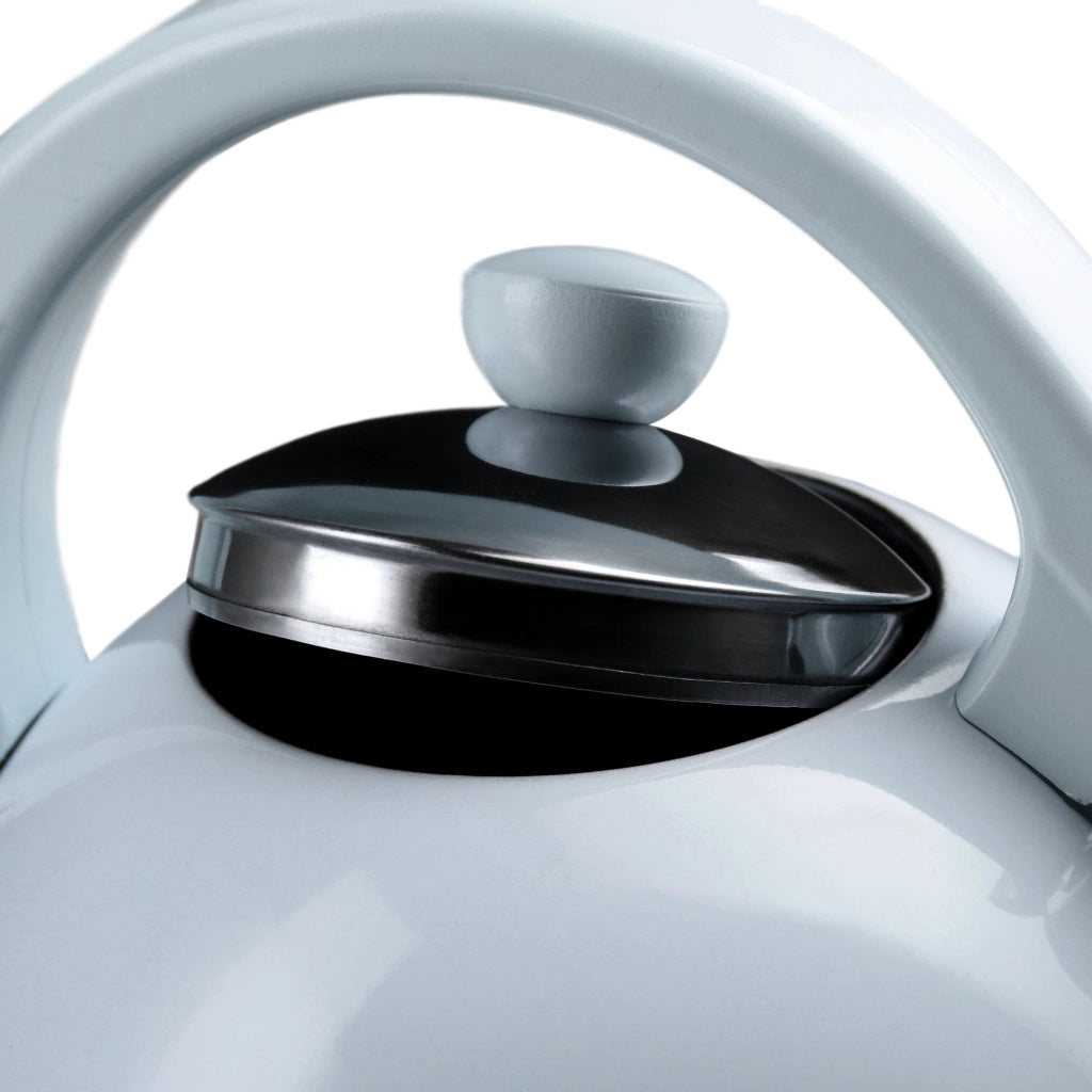 Bollitore a gas/induzione KADAX con fischietto, 1,7 l, acciaio tradizionale, grigio